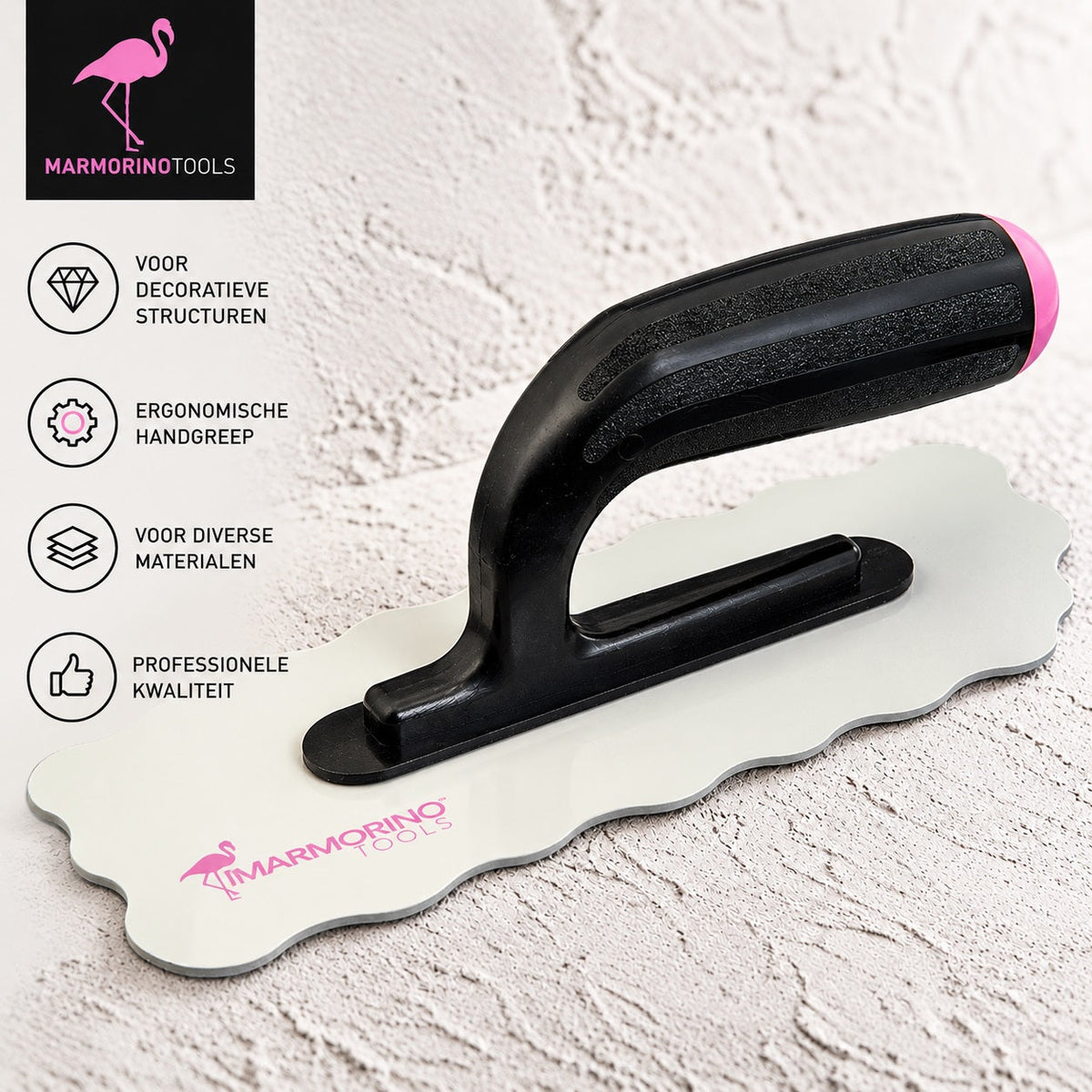 Bamboo Spaan – professionele decoratiespaan van Marmorino Tools