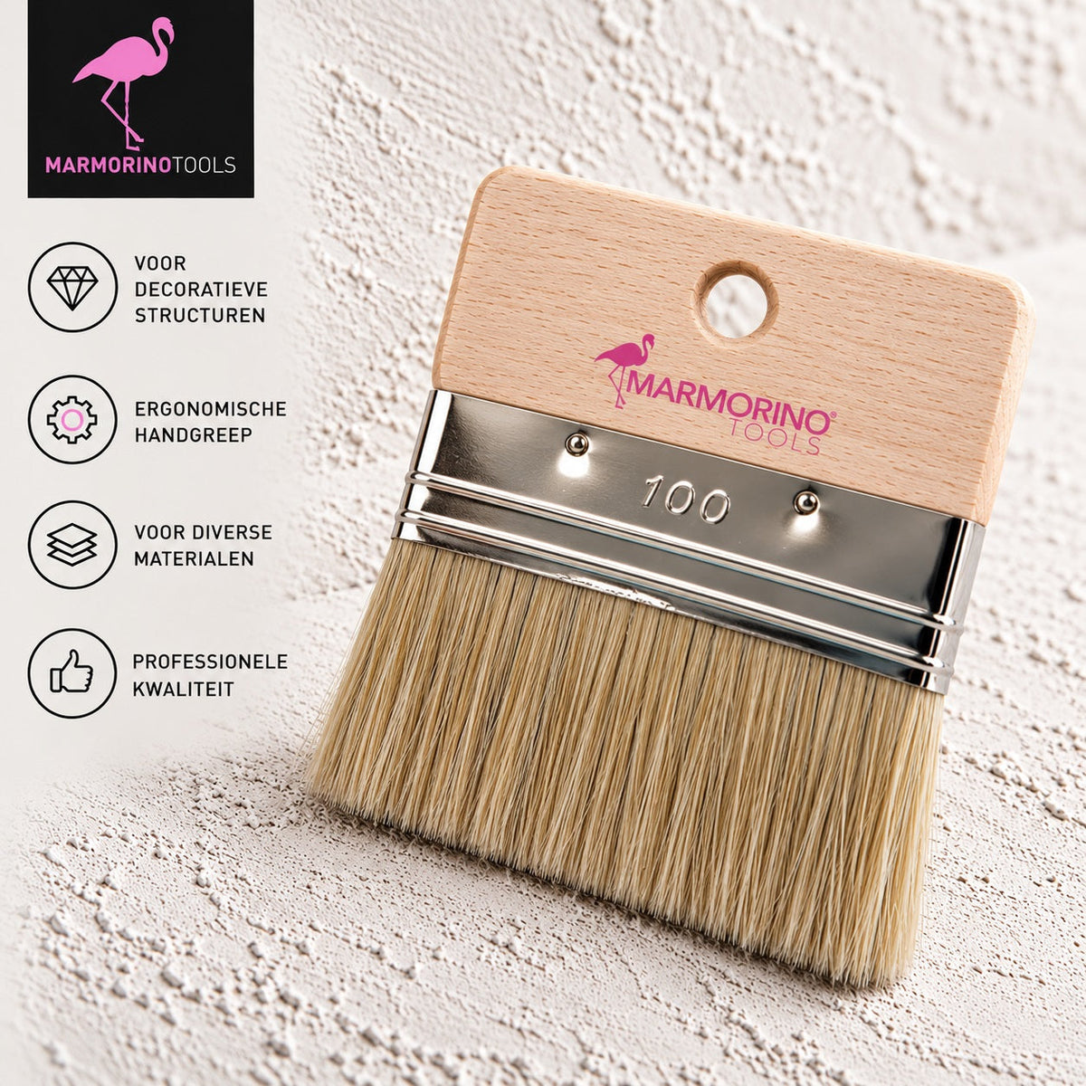Marmorino Tools Spalter Brush 100mm