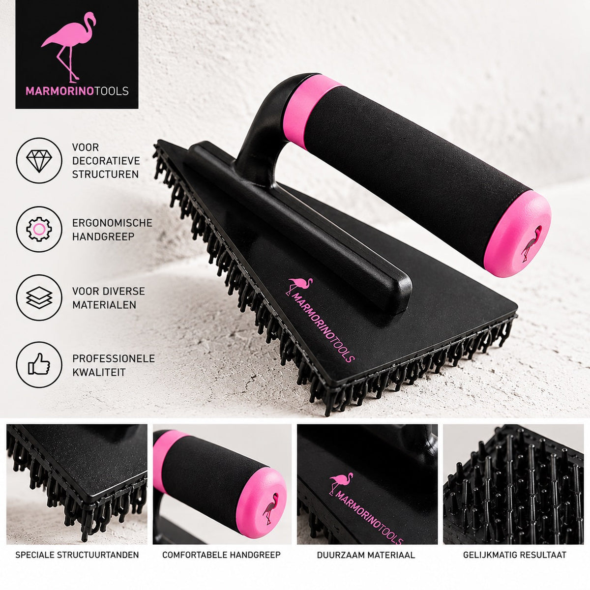 Tampone Esplosione structuurborstel - Marmorino Tools