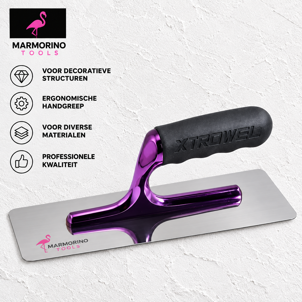 Prime Trowel 20cm met paarse beugel